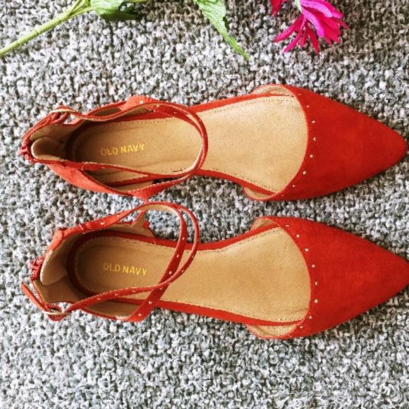 Old Navy Shoes - Old Navy nwot studded pointed toe flat (A09)